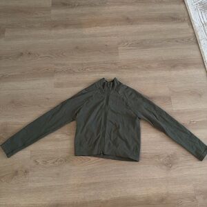 Fabletics Olive Green Zip-Up Jacket